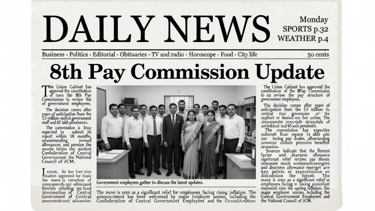 8th Pay Commission Alert