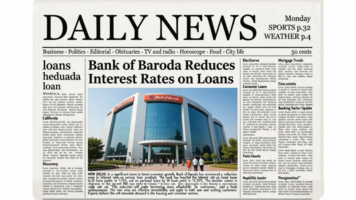 Bank of Baroda Makes Loans Cheaper