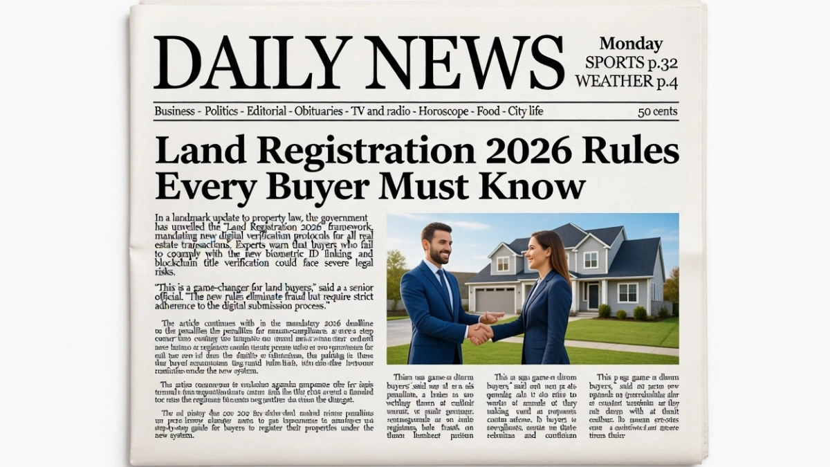 Land Registration 2026 Rules
