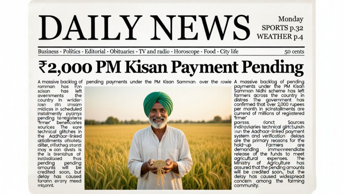 PM Kisan Payment Pending
