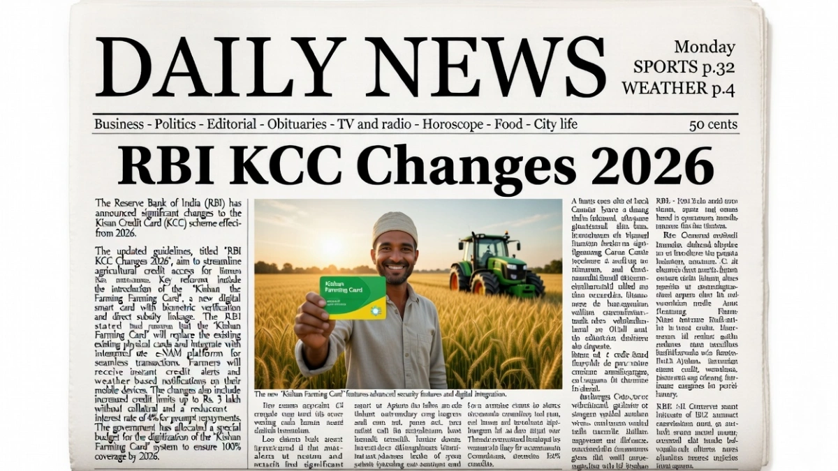 RBI KCC Changes 2026